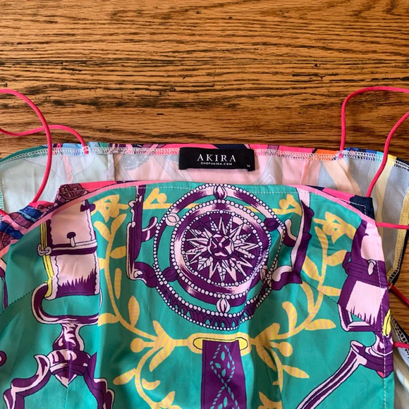 Akira top, scarf top string sides - Picture 2 of 6